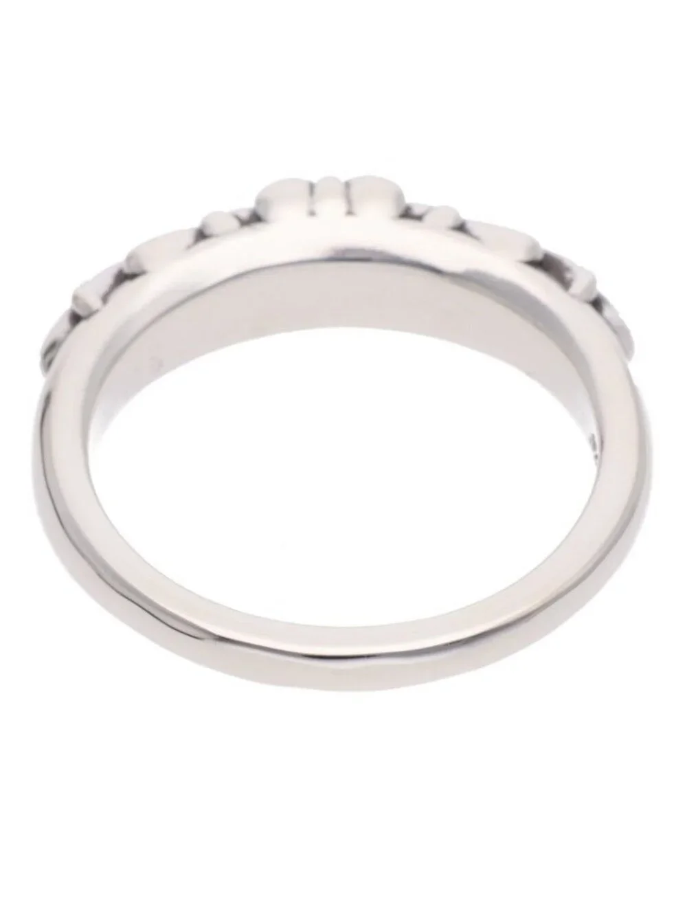 Chrome Hearts Baby Classic Floral Cross Silver Ring
